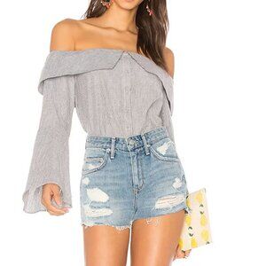 Lovers + Friends Jack High-Rise Denim Shorts